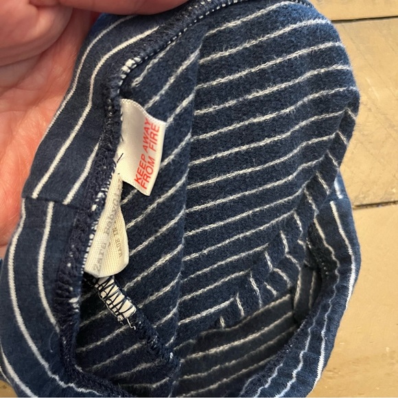 9-12M Zara blue striped leggings - Picture 5 of 5